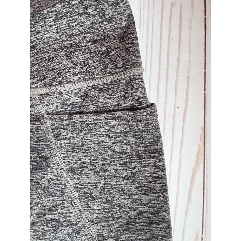 JoyLab Womens High Waisted Space Dye Leggings Gray Side Pockets XS - Picture 4 of 6